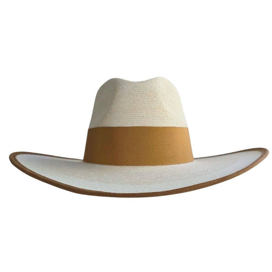 Fia Straw Western Crown Hat