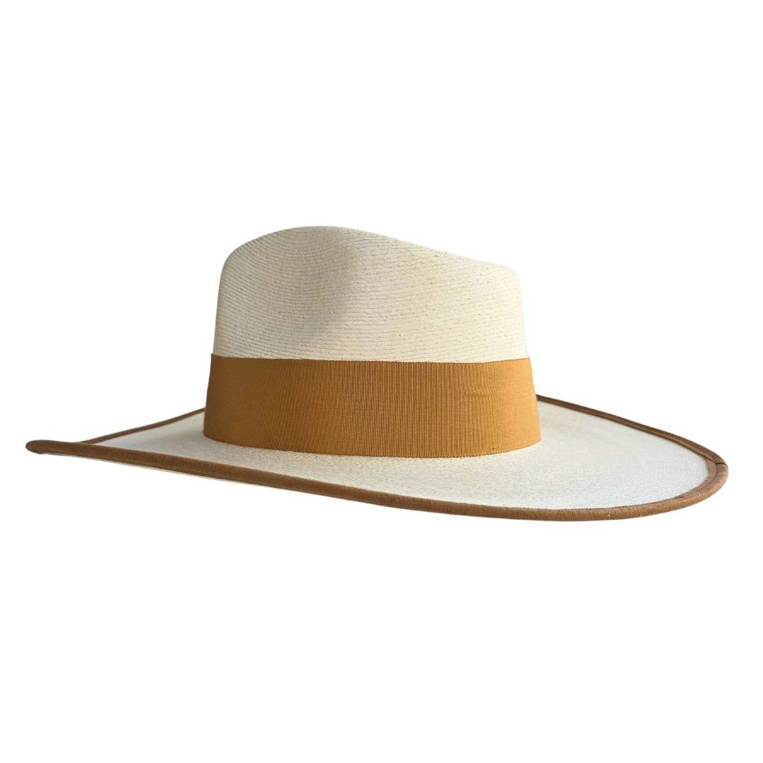 Fia Straw Western Crown Hat